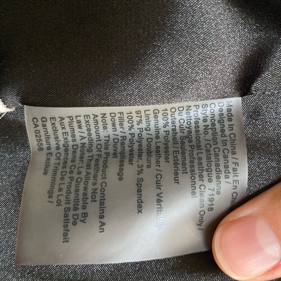 Danier Leather Puffer Jacket - Picture 6 of 8